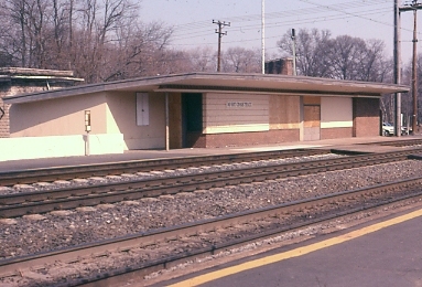 Station as m.o.w. shed