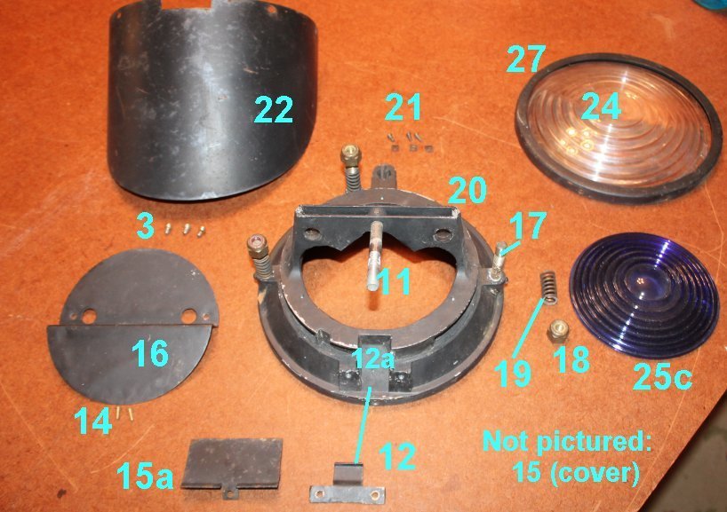 Major components of a CPL Lamp unit