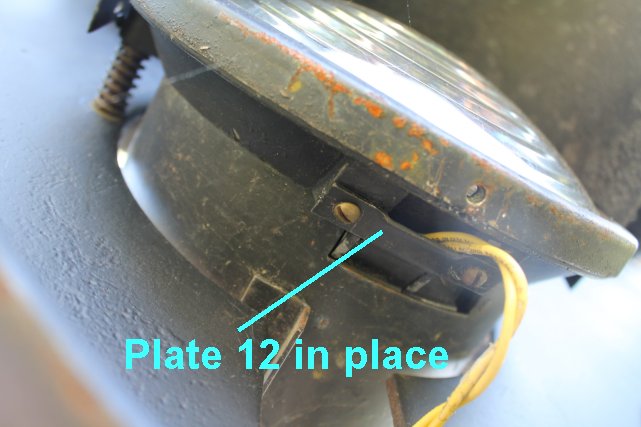 Plate 12a in place