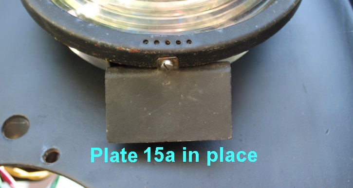 Plate 15a in place